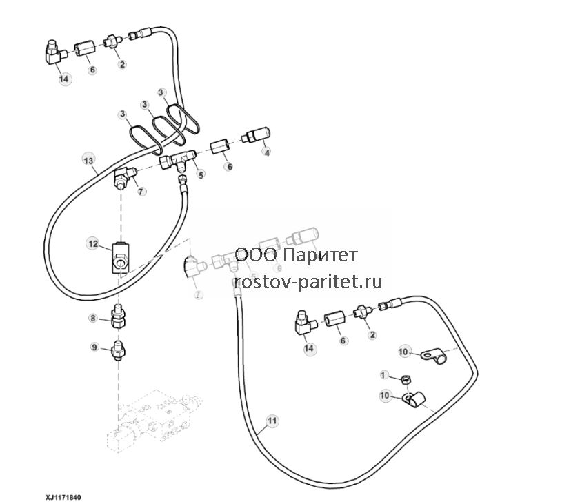 Brake Valve Hydraulics, Fixed Cab ( - 001869) - ST905127 176.jpg